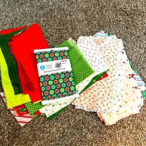 Christmas fabric. 1 full yard + precuts by Riley Blake and Crayola